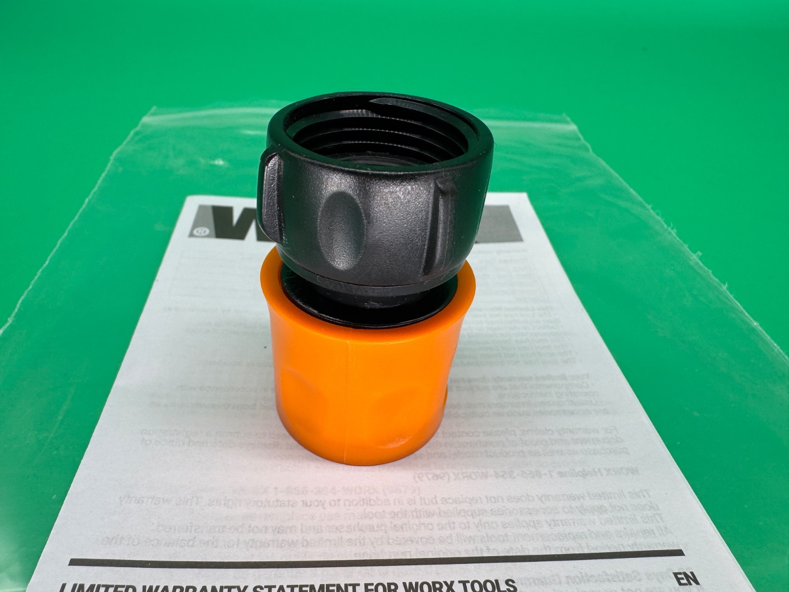 GENUINE! WORX HydroShot Pressure Washer REPLACEMENT HOSE QUICK CONNECT ADAPTER