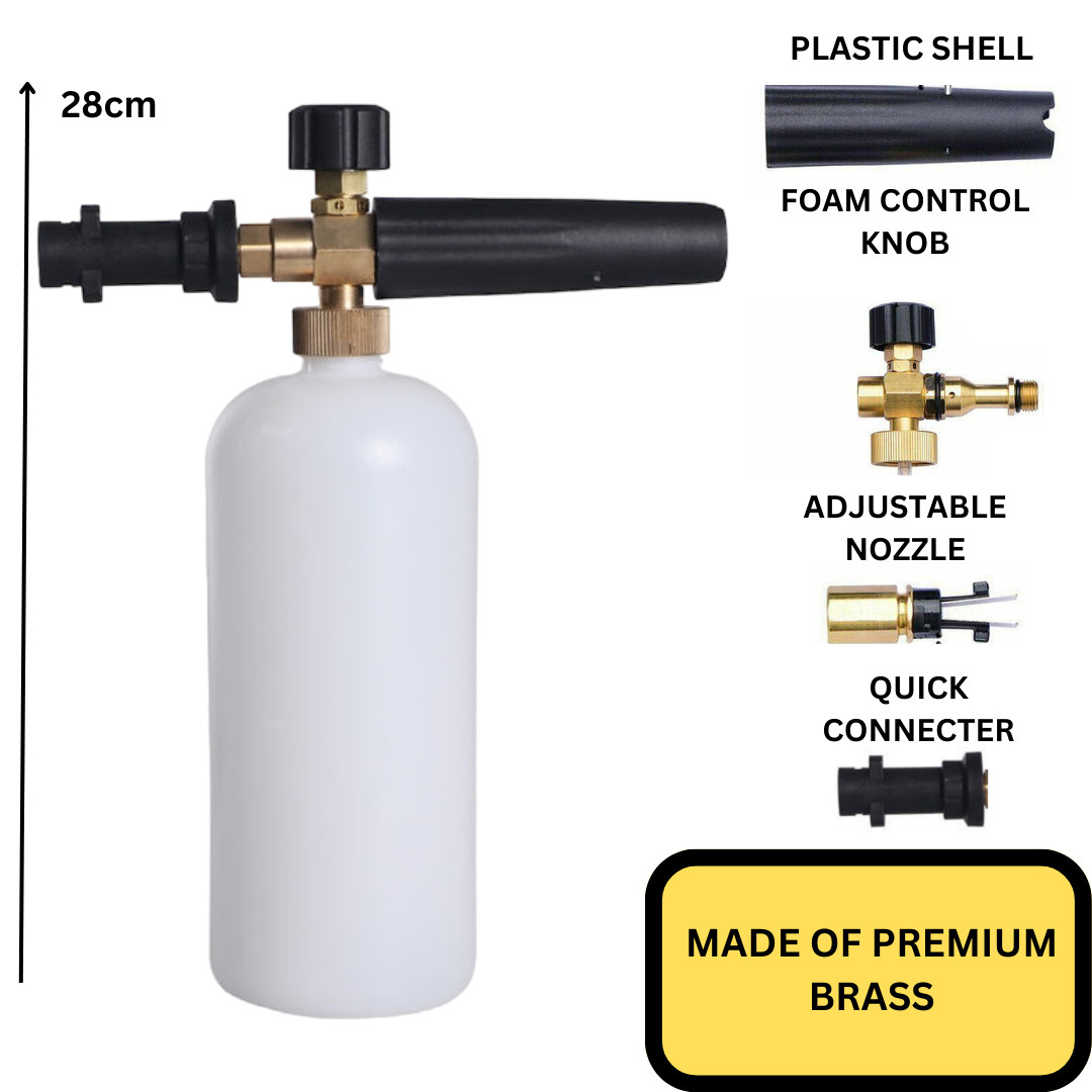 Snow Foam Gun Karcher K2-K7 Lance Cannon Car Pressure Washer Washing Bottle 1L
