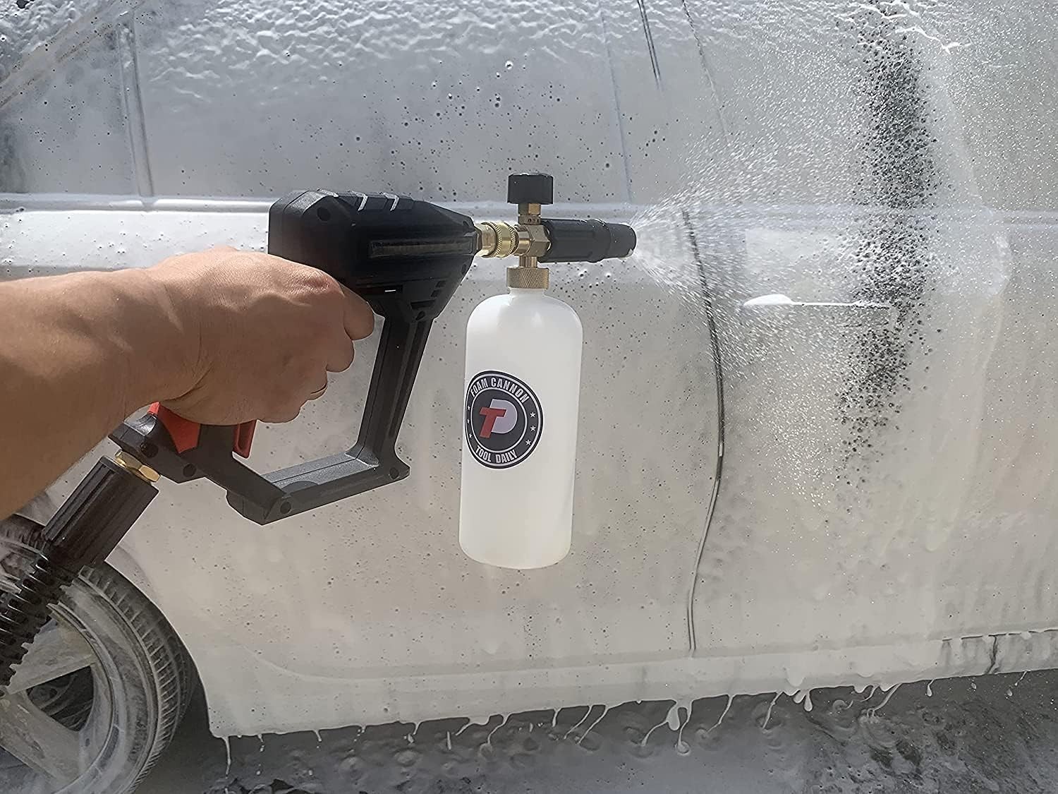 Versatile 4000 PSI Pressure Washer Gun & Foam Lance – 1 Liter Capacity Included
