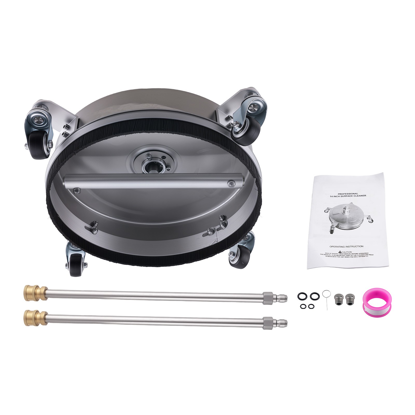 14 Inch Pressure Washer Surface Cleaner 4200PSI Quick Connect Attachment