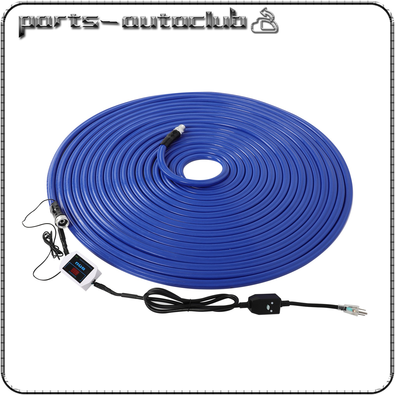 100FT Heated Water Hose For 45 ℉ Antifreeze Upgraded W/ Digital Display