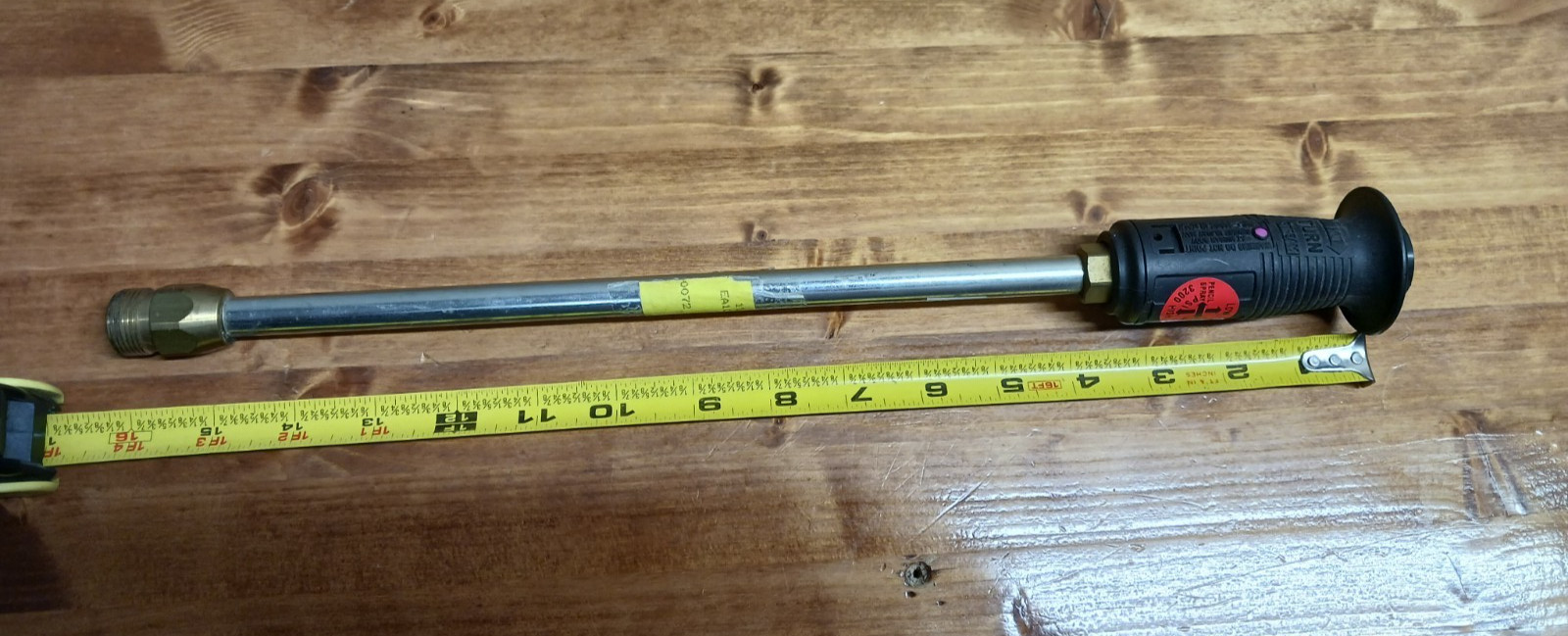 16″ power washer spray nozzle wand high low, pencil, fan 3200 psi