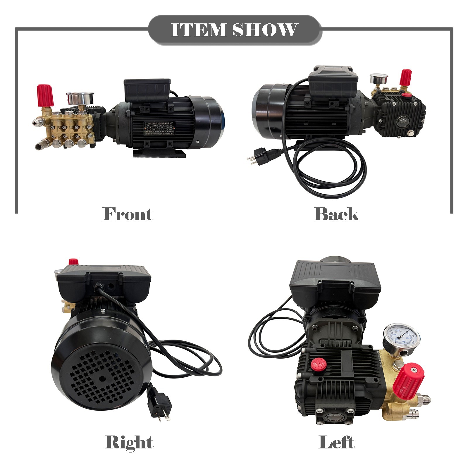 220V High Pressure Car Washing Machine Fully Auto Cleaning Pump 13-15L/MIN