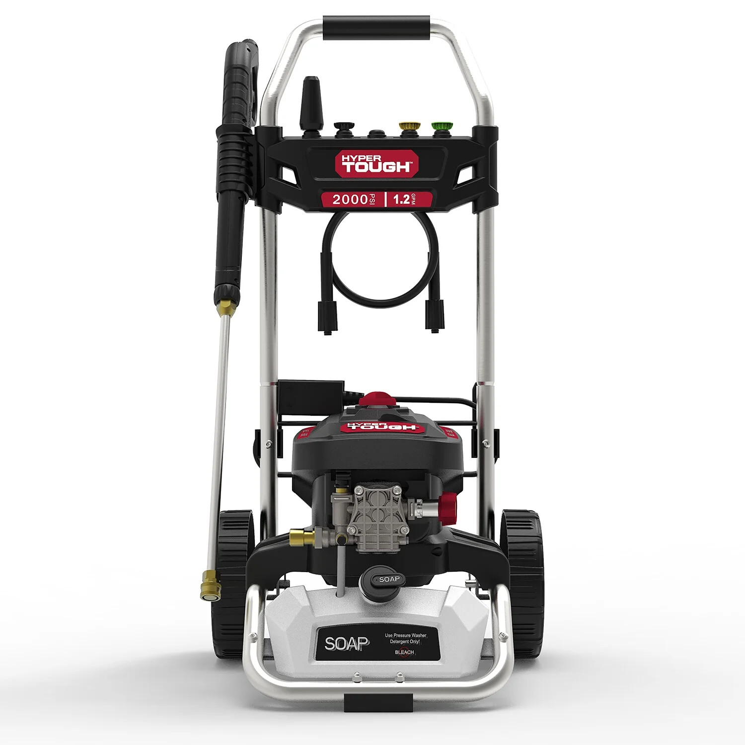 ELECTRIC PRESSURE POWER WASHER 2000 PSI at 1.2 GPM 120 V 60HZ 1800W Cold Water