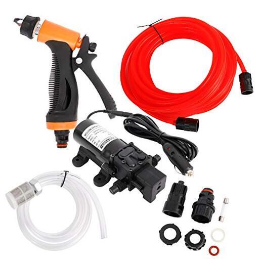 Car Wash Pump Portable High Pressure Car Washer Pump DC 12V 100W 145 PSI Self