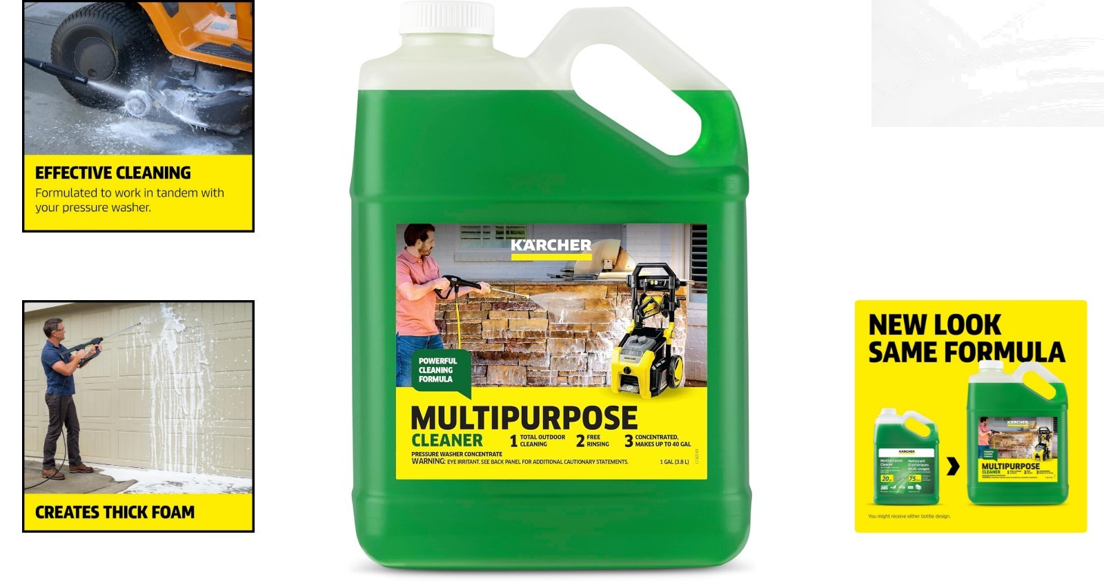 Fresh Scent Concentrated Cleaner for Fences, Patios & More – Pressure Washer Use