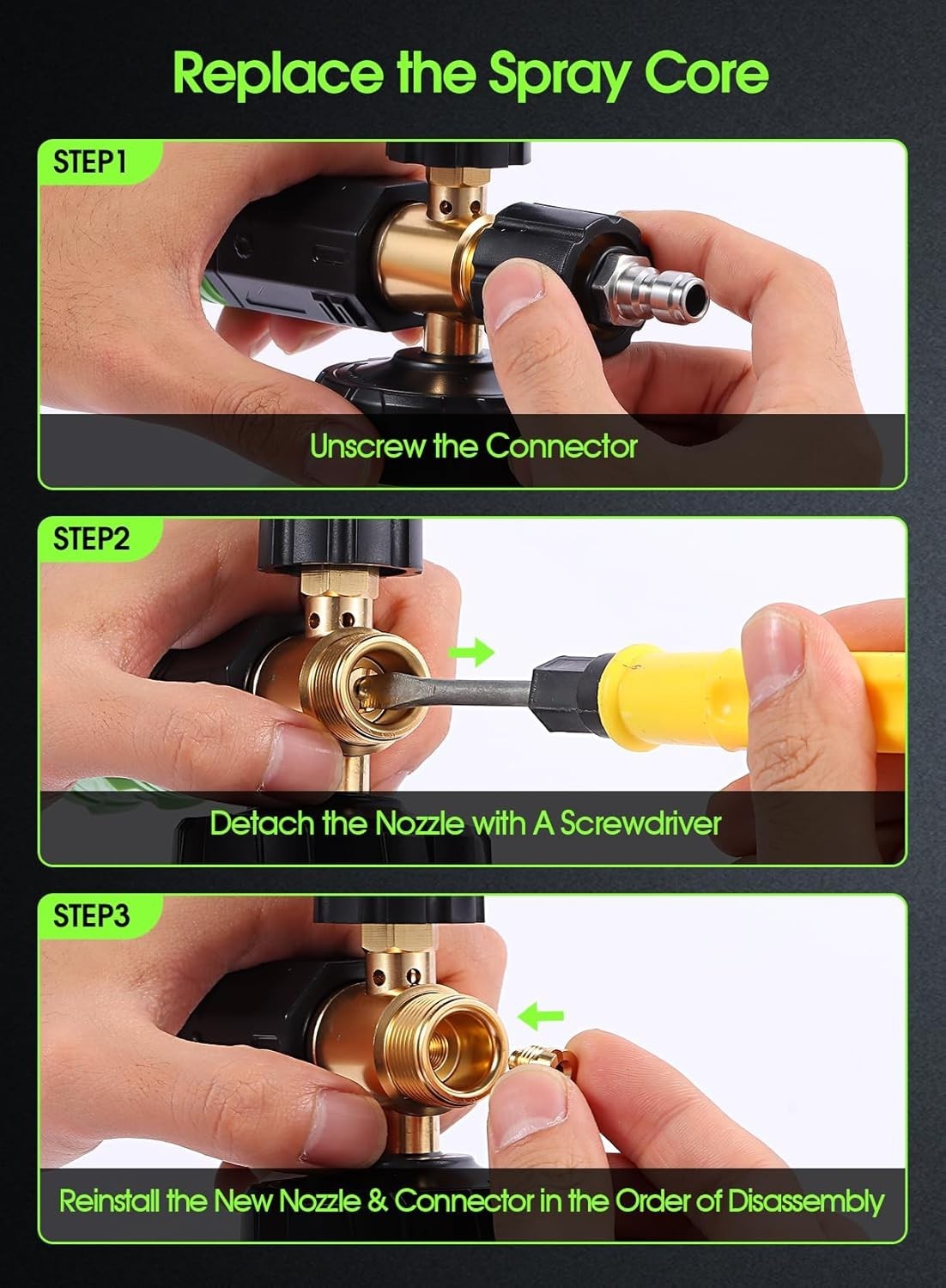 1.5L Electric Car Foam Sprayer, Foam Sprayer for Car Wash with USB Rechargeable,