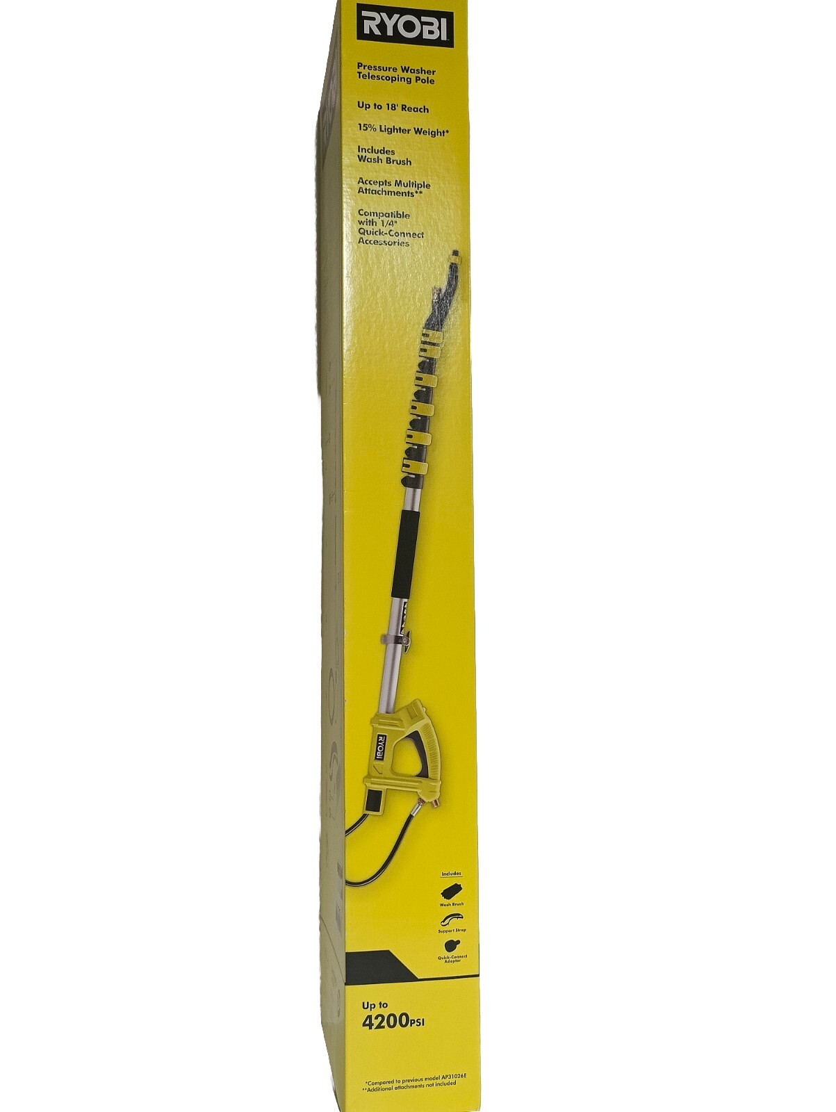Ryobi RY31EP26 18 ft Pressure Washer Telescoping Extension Pole