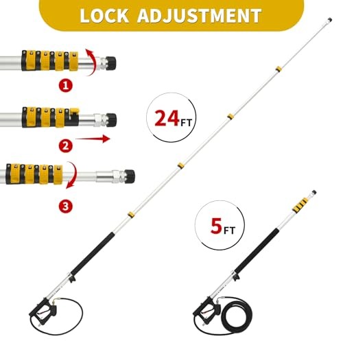 Pressure Washer Extension Wand Long Reach Tool