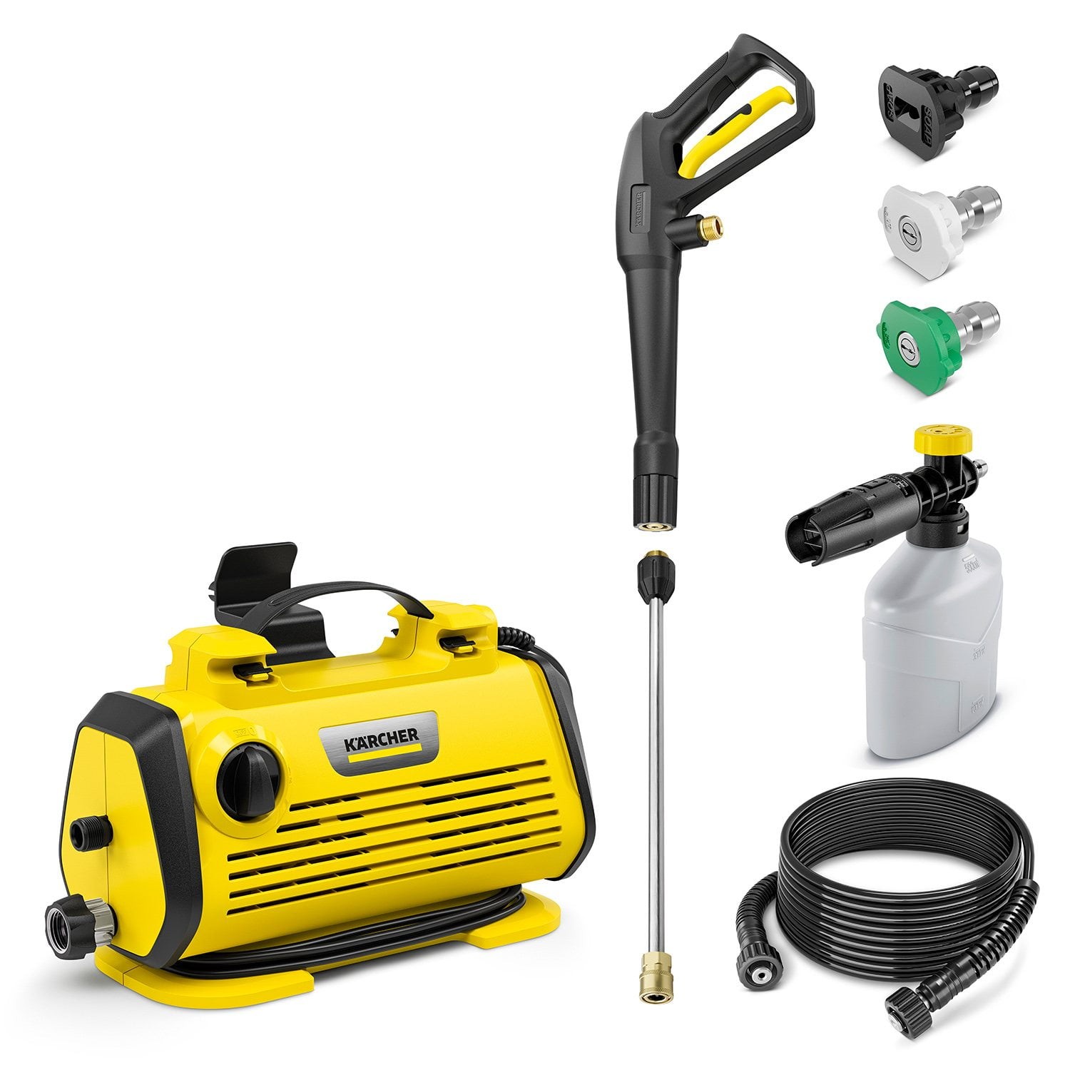 Karche K 3 Horizontal FC 1700 PSI Portable Electric Pressure Washer Foam Cannon