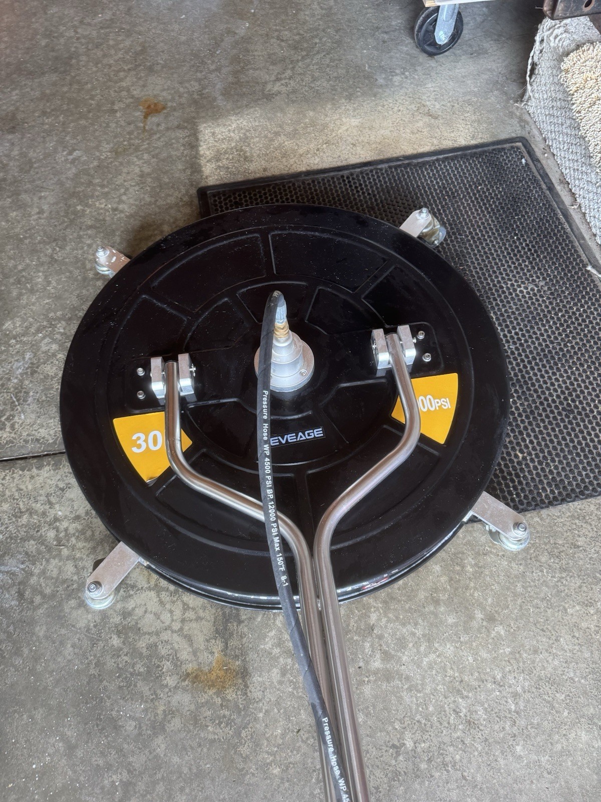 EVEAGE 30 Inch Surface Scrubber 8 To 12 GPM 4000 Psi