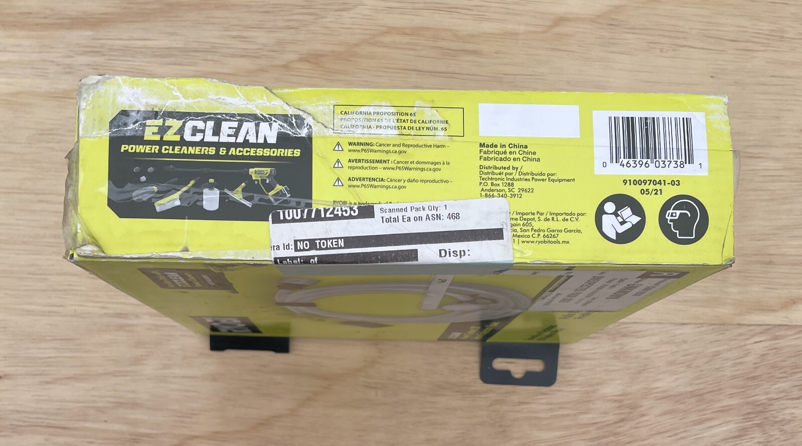 RYOBI EZClean Power Cleaner 20 ft. Pressure Washer Hose Extension White