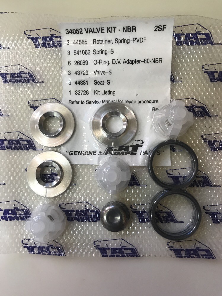 CAT PUMPS 34052 DISCHARGE VALVE KIT for Cat Pump 2SF, SF22E, 30GZ, 2SFX25GZ