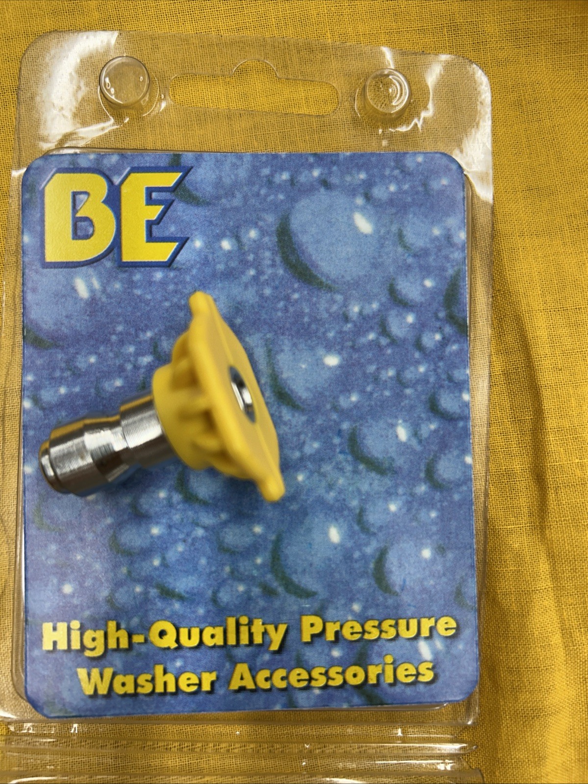 BE Yellow Pressure Washer Soap Nozzle SKU#163-116