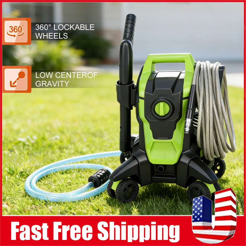 Electric Pressure Washer 2500 PSI High Pressure Washer Portable Powered Washer