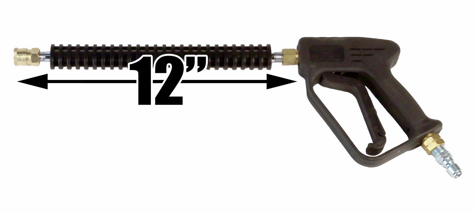 Deluxe 4000 PSI 7 GPM Pressure Washer Gun and 12″ Wand & Couplers