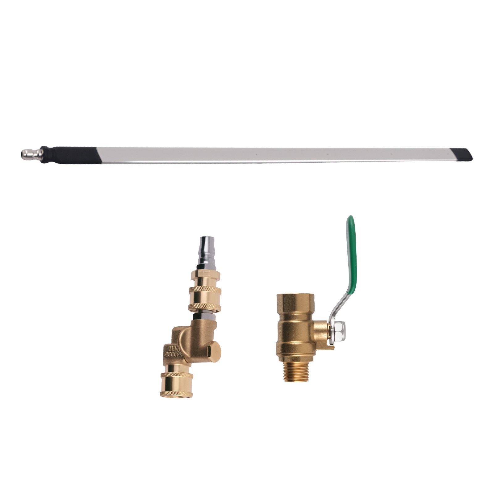 24” High Pressure Radiator Cleaning Wand Tool 60cm Stainless Steel Wand Flush.