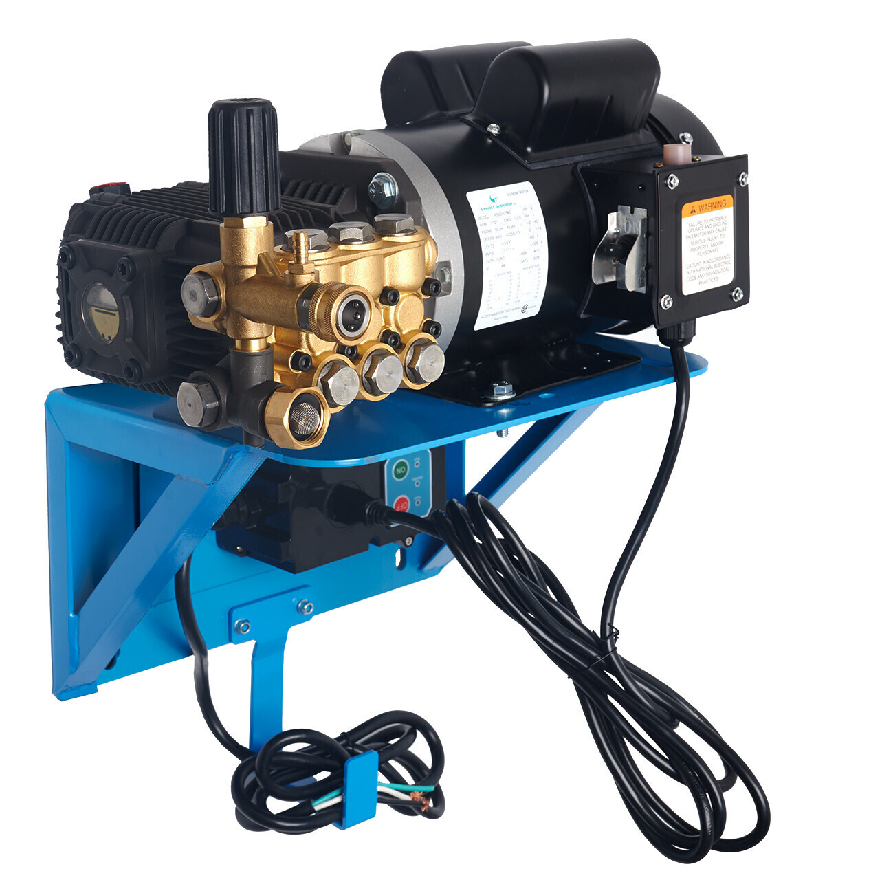 Canpump Wall-Mount Pressure Washer: 2 hp Motor 115 V, Auto Start-Stop