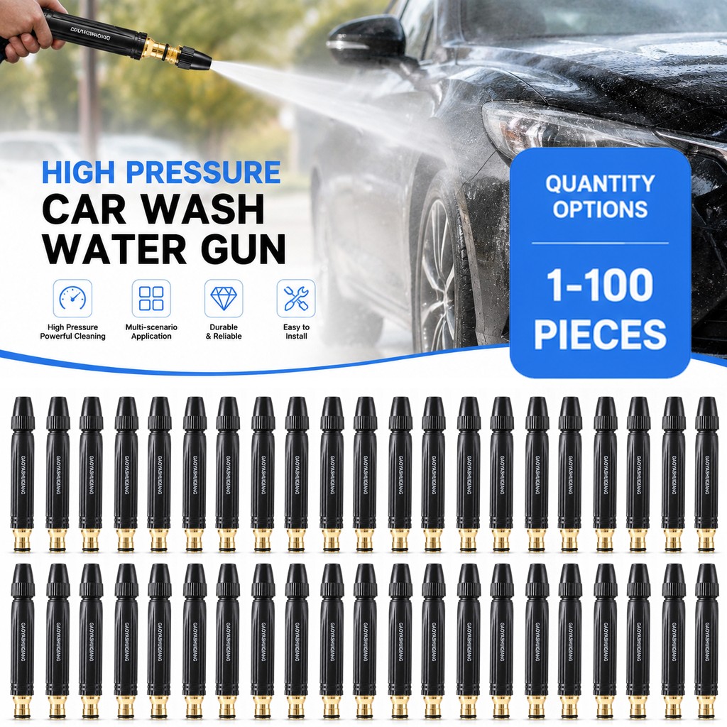 High Pressure Hose Nozzle Water Gun for Car Wash Garden Pressure Booster Lot