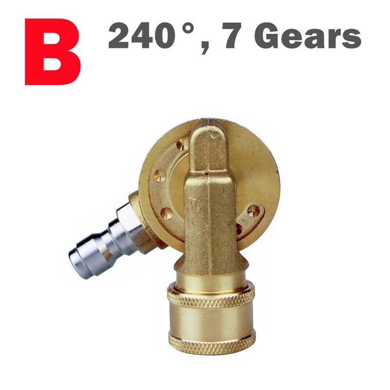 High Pressure Water Gun Quick Plug Cleaning Nozzle Connector Accessories 4500PSI
