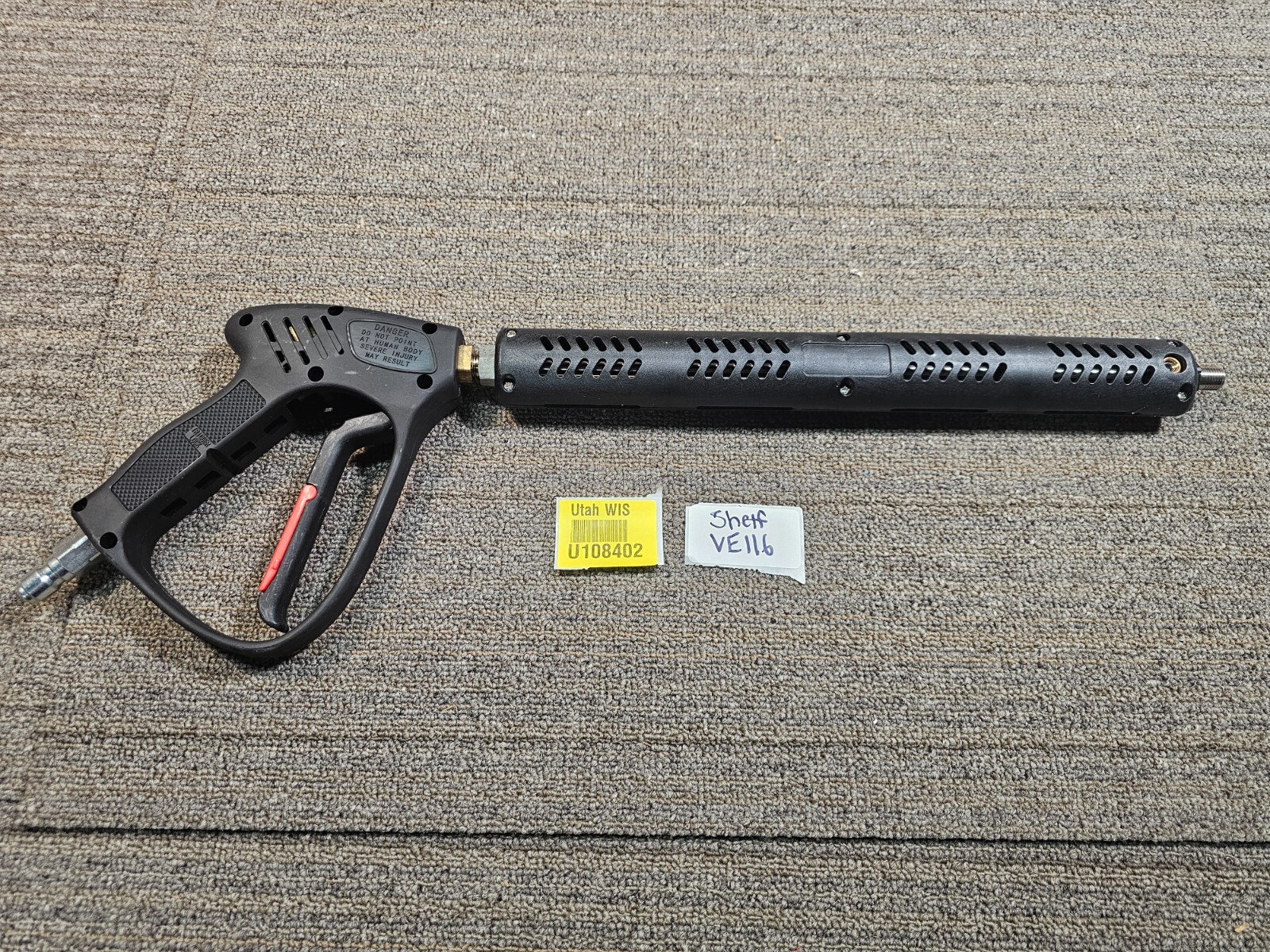 Pressure Washer Trigger Lock Spray Gun Max 35Mpa-5070 PSI, Max 41L/min 11 GPM