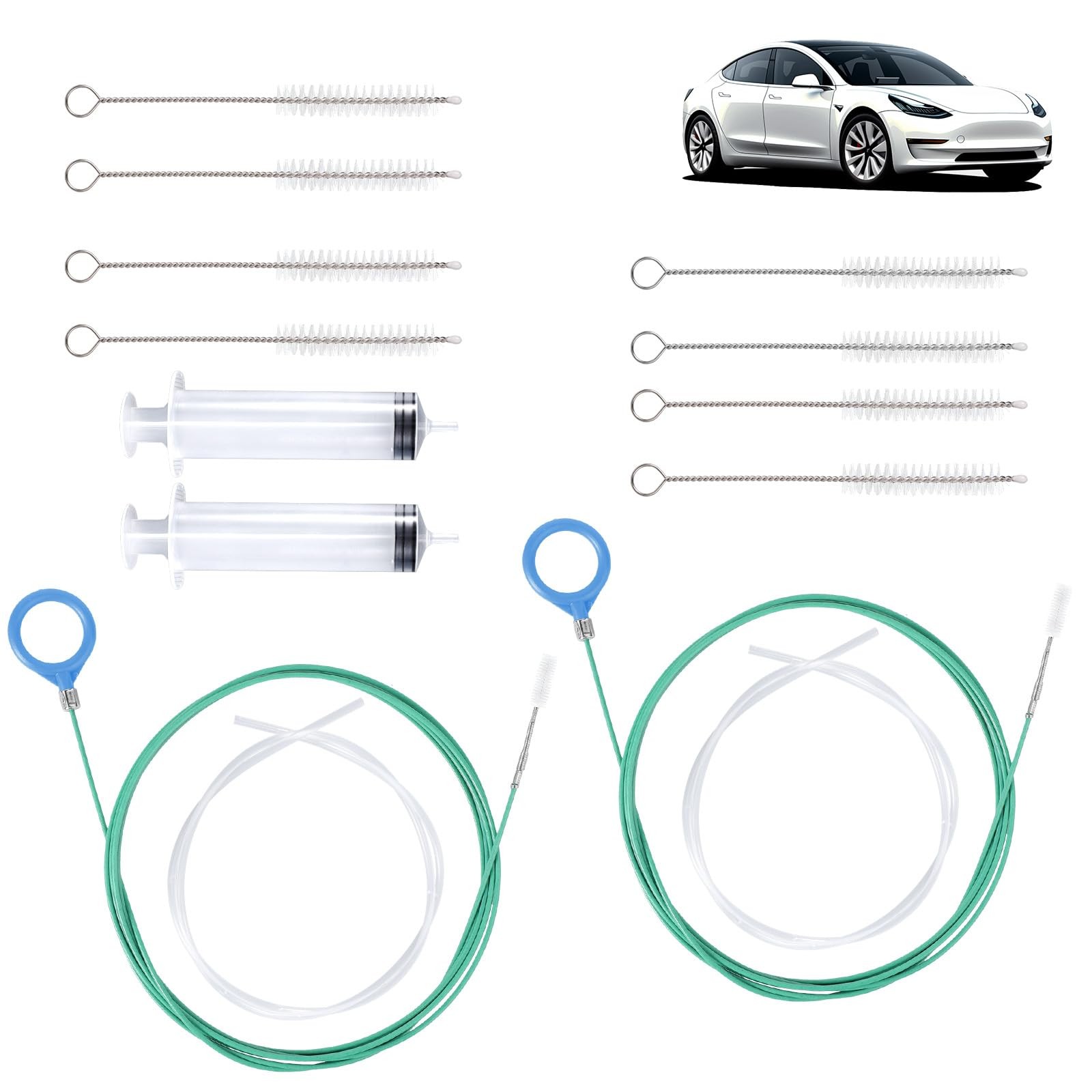 Auto Sunroof Drain Cleaning Tool, 118in Long as shown in the detailed picture