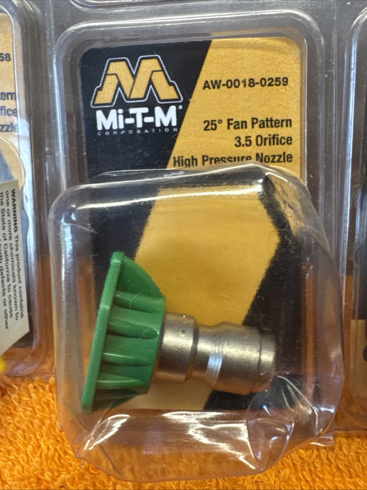 Q•Mi-T-M Pressure Washer Tips Set Of 3 High 15, 25 & Low Pressure Detergent