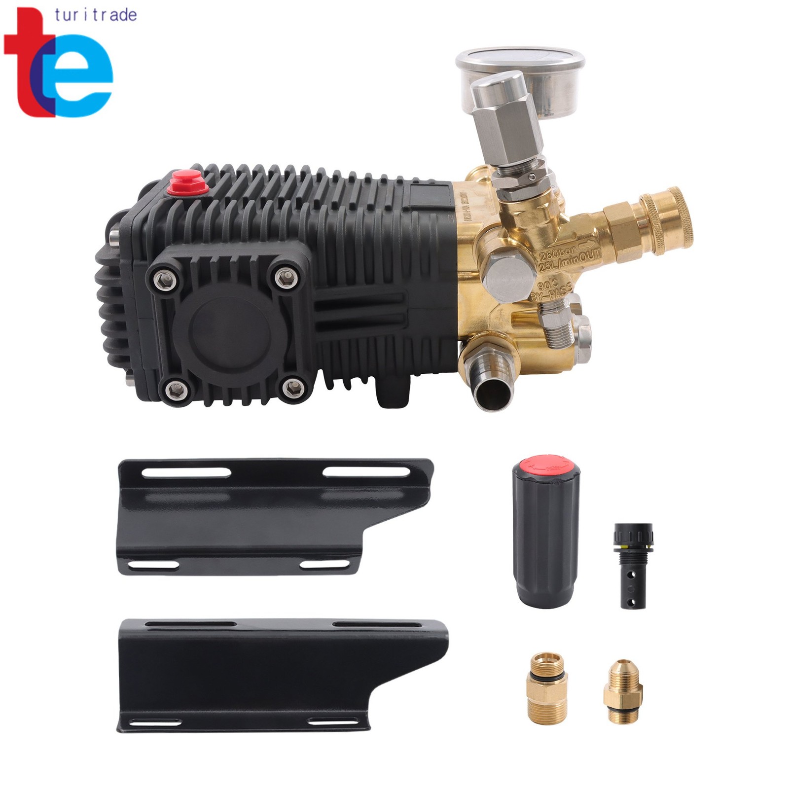 3500 PSI 5.6GPM 4.5 HP General Pressure Washer Pump Right Shaft New