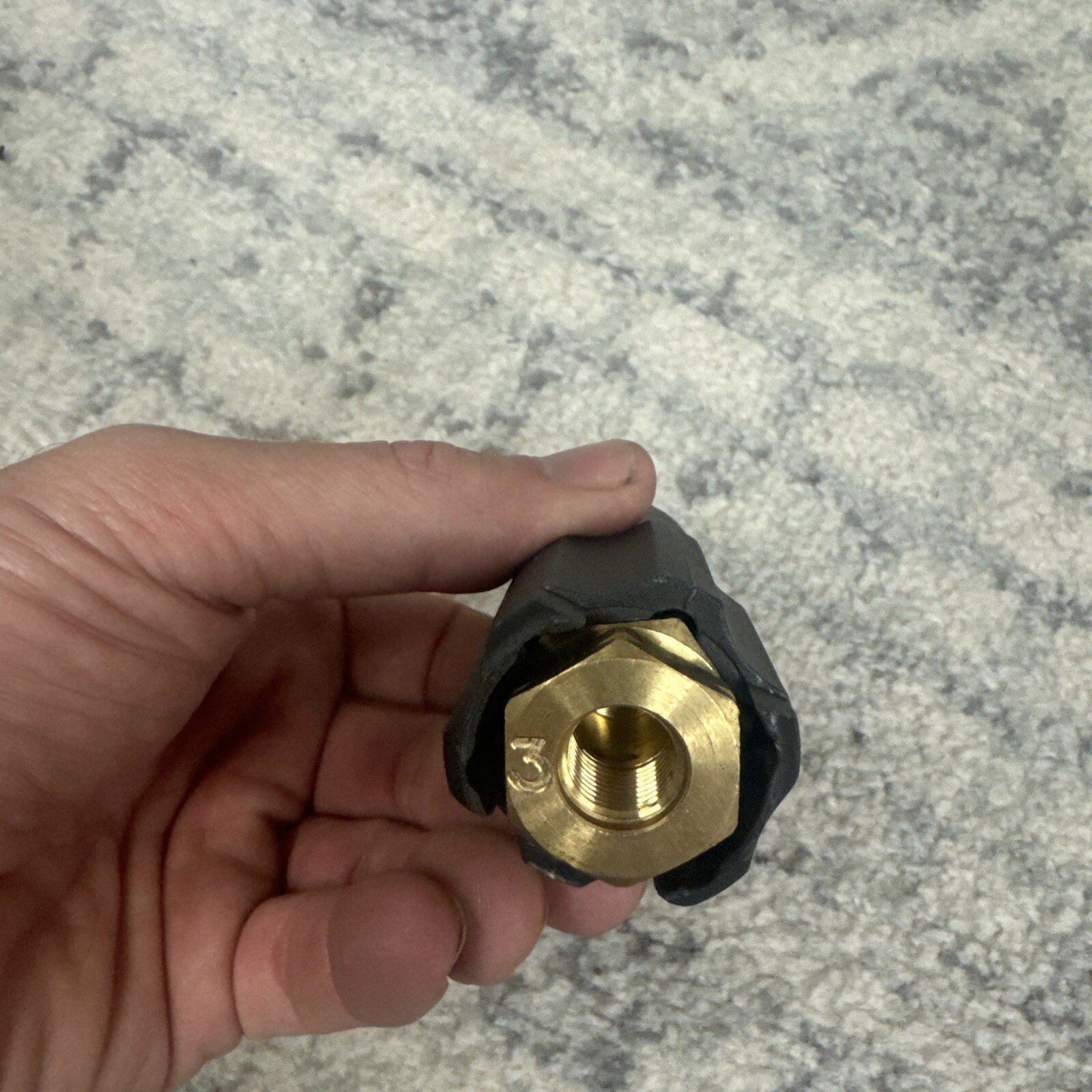 ROTATING NOZZLE-4.2-5.5GPM, MAX 3 BLACK