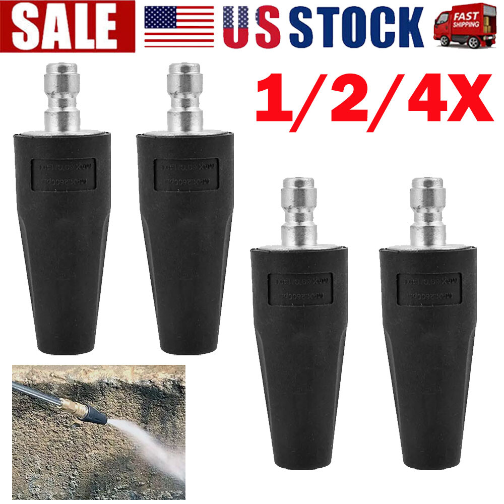 High Pressure Washer Jet Wash Dirt Blaster Rotating Turbo Nozzle Spray Tip US
