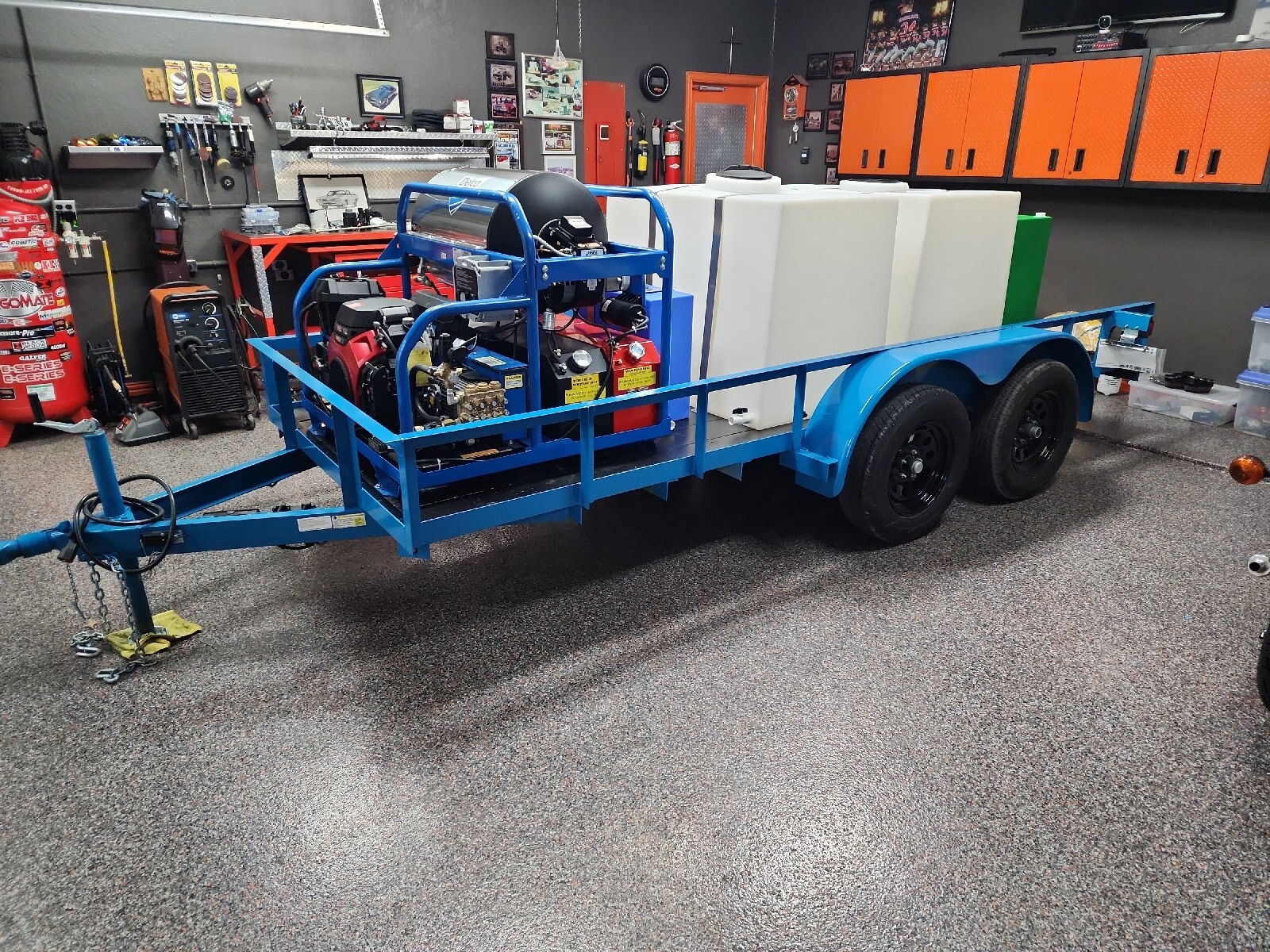 DETRAILERS DUAL LINE HOT WATER – SOFT WASH HYBRID TRAILER