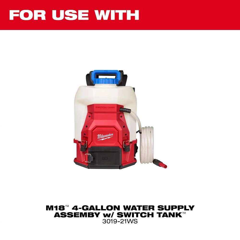 Milwaukee 4-Gallon Water Supply Tank Assembly With Switch Tank