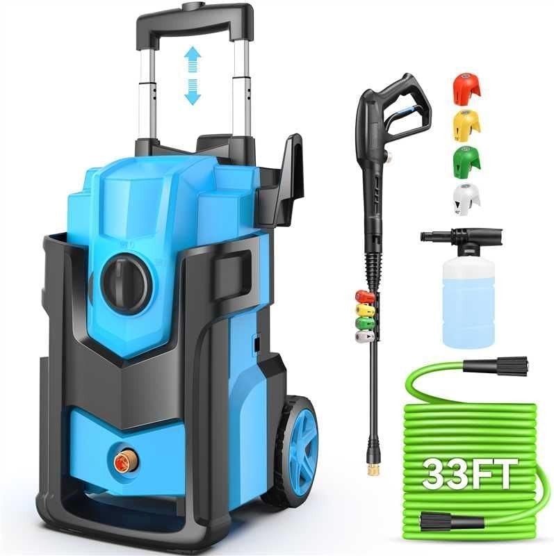 Electric Pressure Washer 5000 PSI 4.0 GPM Heavy Duty Power Washer W/ 4