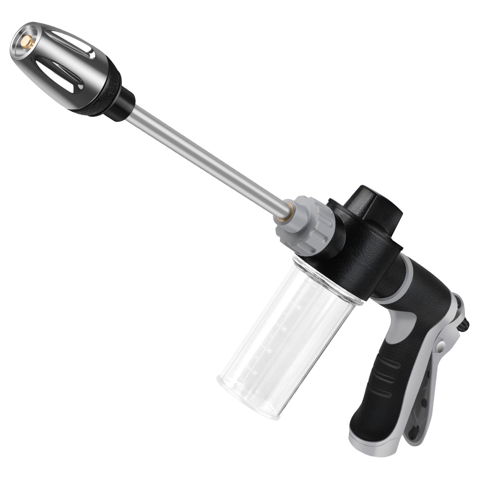 Multifunctional High-Pressure Car Wash Soap Water Gun Long-Pole Foam Canister