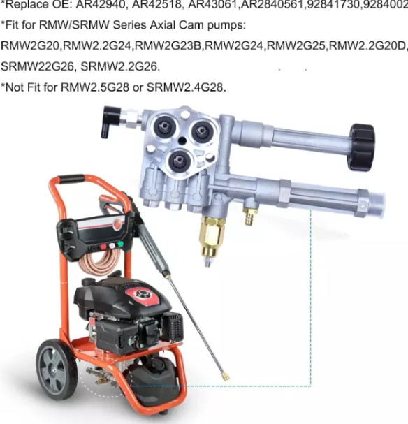 92841730 92840020 2800 Psi Pressure Washer Pump For Craftsman 580.752501 126T02