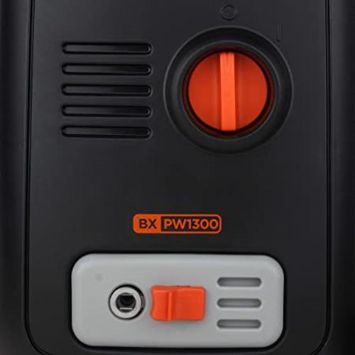Black + Decker Bxpw1300E-B5 1300W 100 Bar, 390 L/Hr Pressure Washer For Car Wash