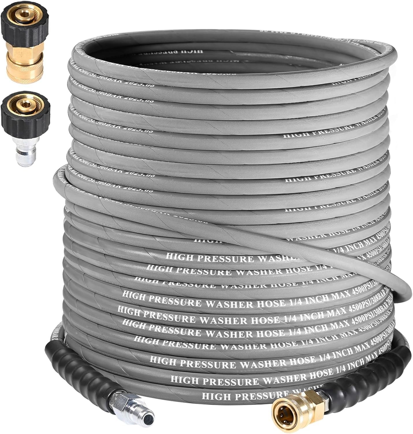 COYARDOR 1/4″ Pressure Washer Hose 4500 PSI for Hot/Cold Water Power Washer