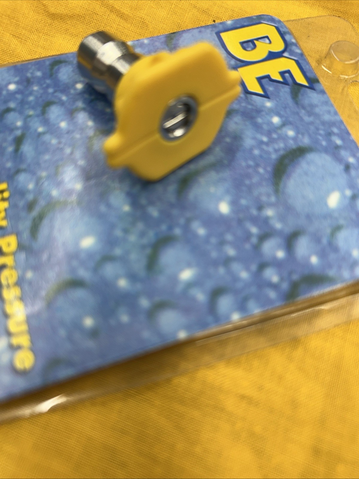 BE Yellow Pressure Washer Soap Nozzle SKU#163-116