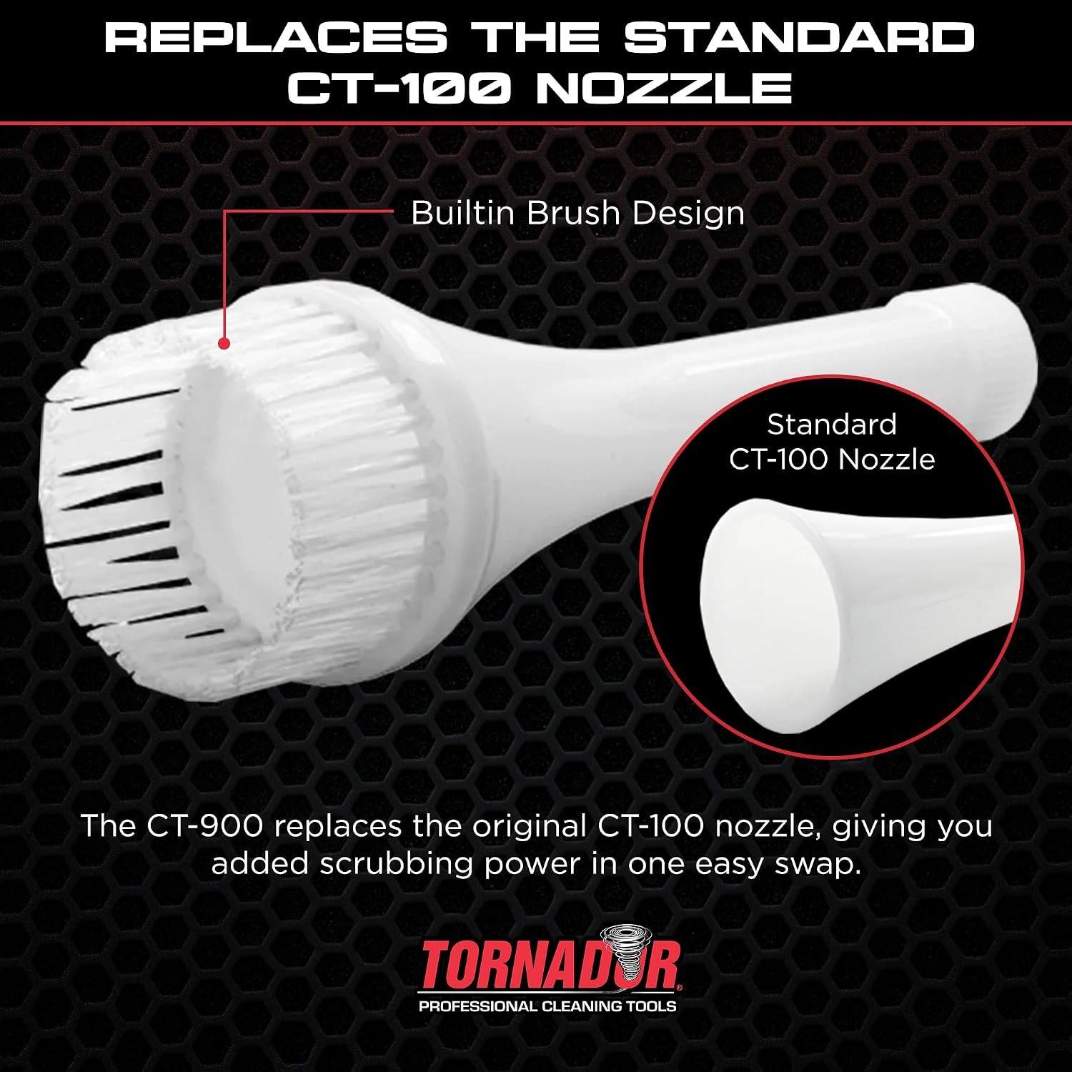 Tornador Z-014 Air Blow Out Tool Kit Bundle CT-900 Brush Cone High Velocity
