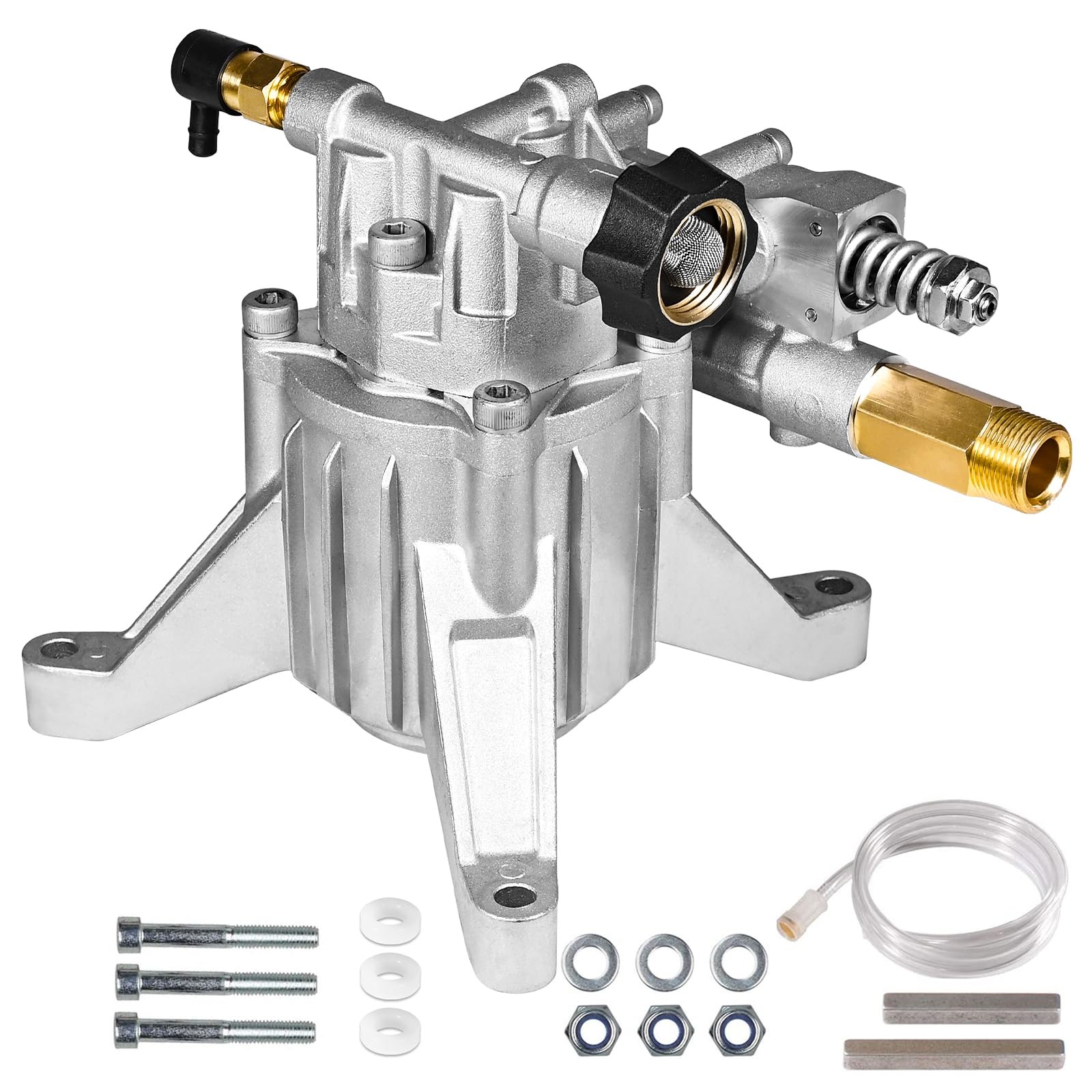 Pressure Washer Pump 7/8 Inch Shaft 3000 PSI 2.5 GPM Vertical Rear Inlet Outlet