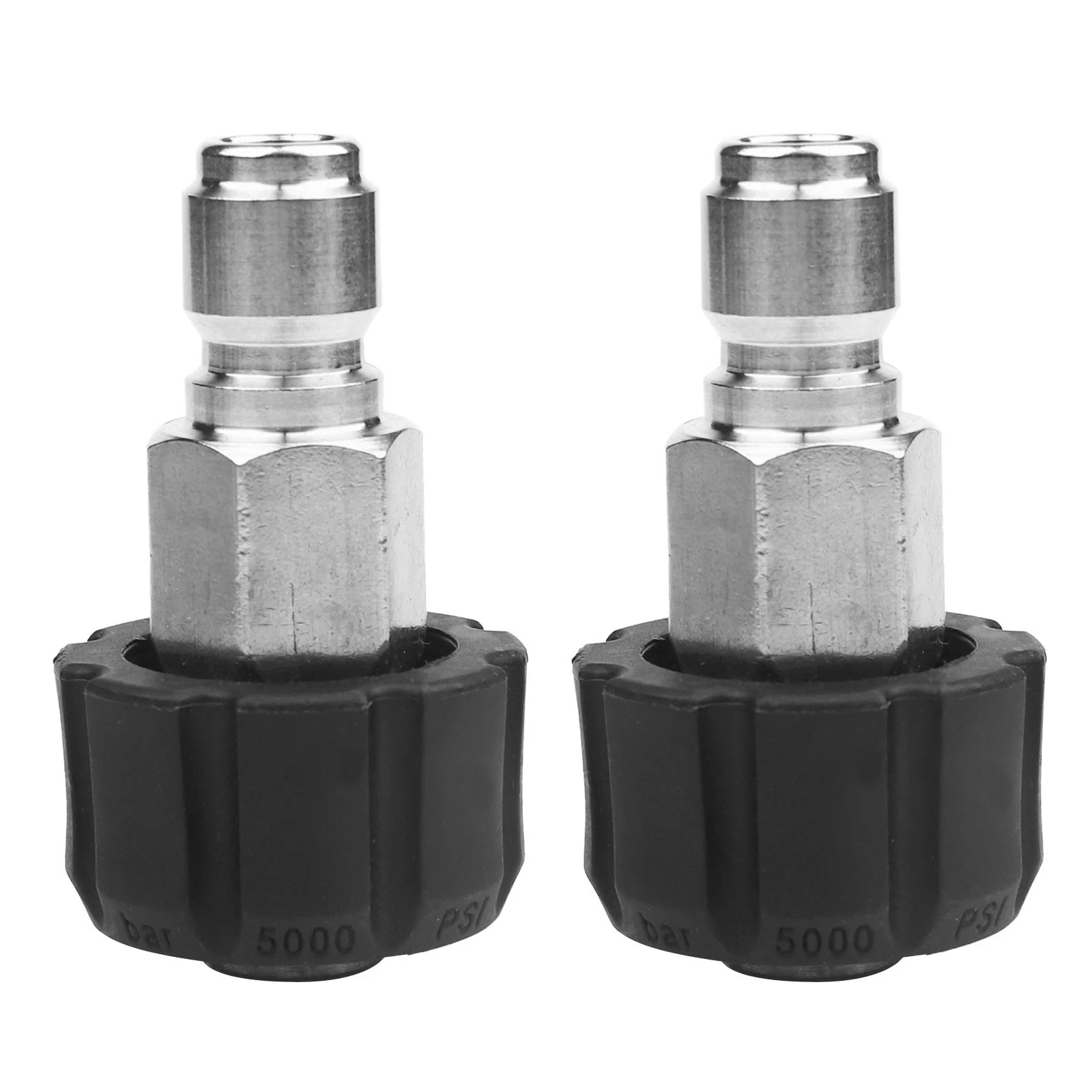 9Pc Pressure Washer Adapter Set Quick Disconnect Kit M22 Swivel to 3/8” Connect
