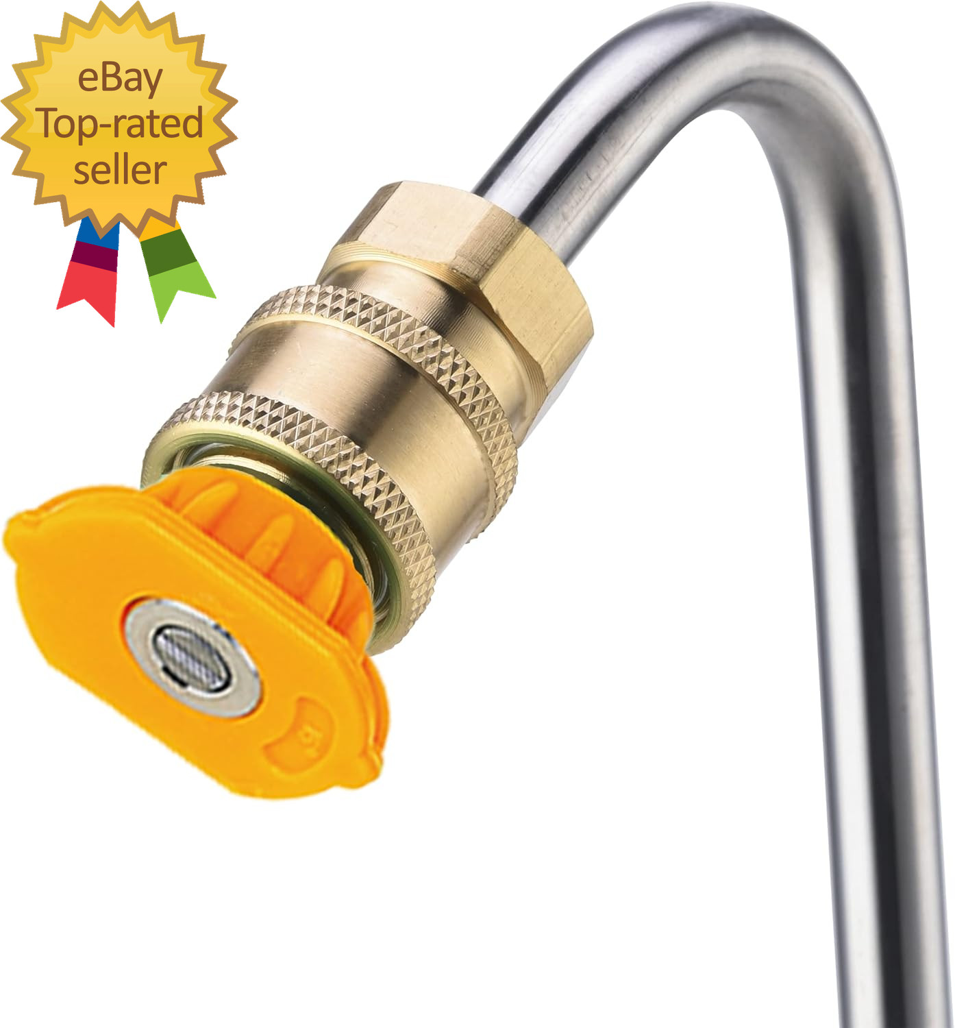 Stainless Steel Pressure Washer Gutter Cleaner Attachment Angled Extension Wand