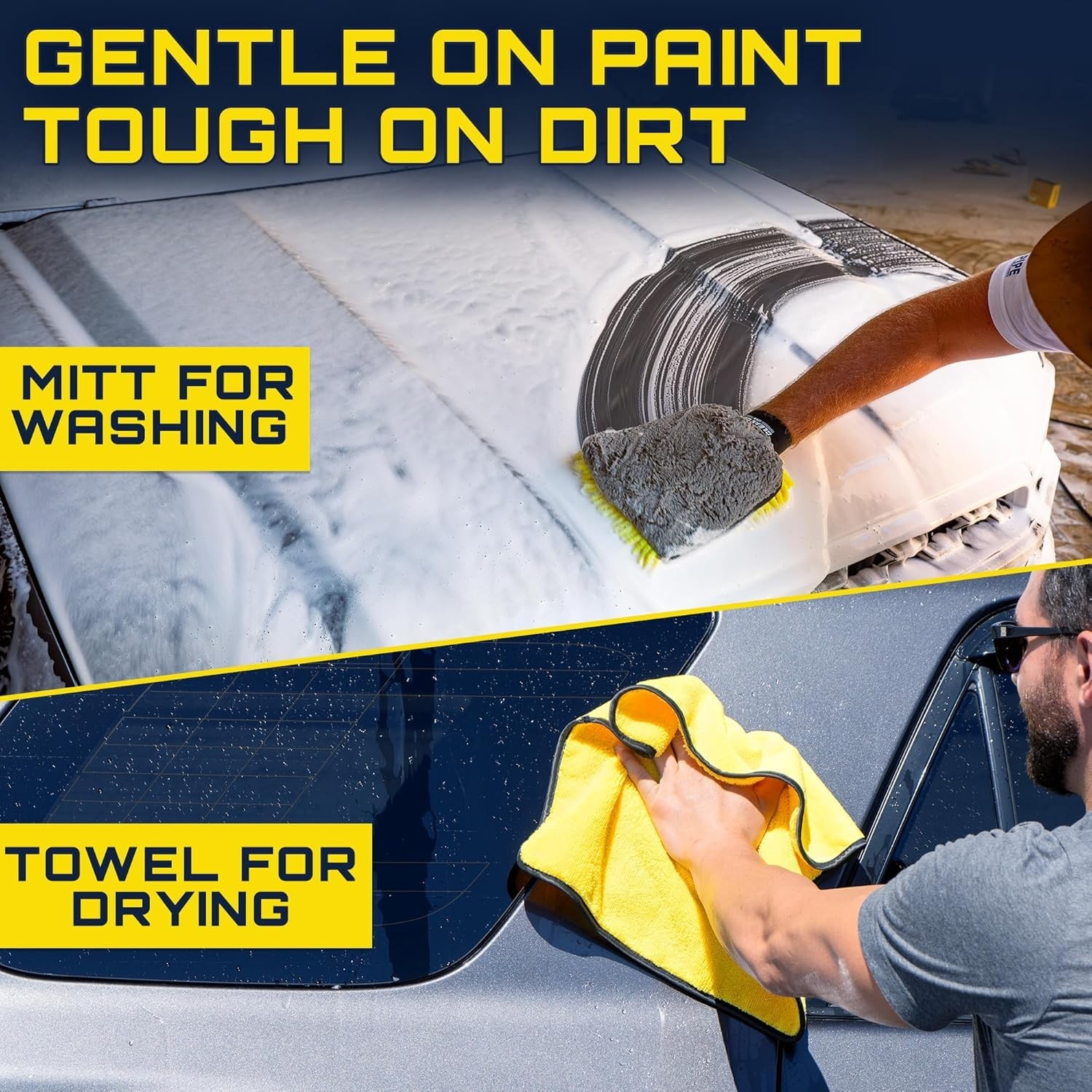 Auto Detailing Set with Microfiber Mitt