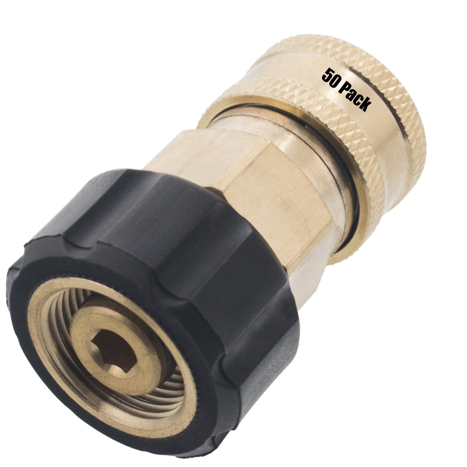 50 Erie Tools Pressure Washer 3/8″ Female NPT – M22 Quick Connect Socket Coupler