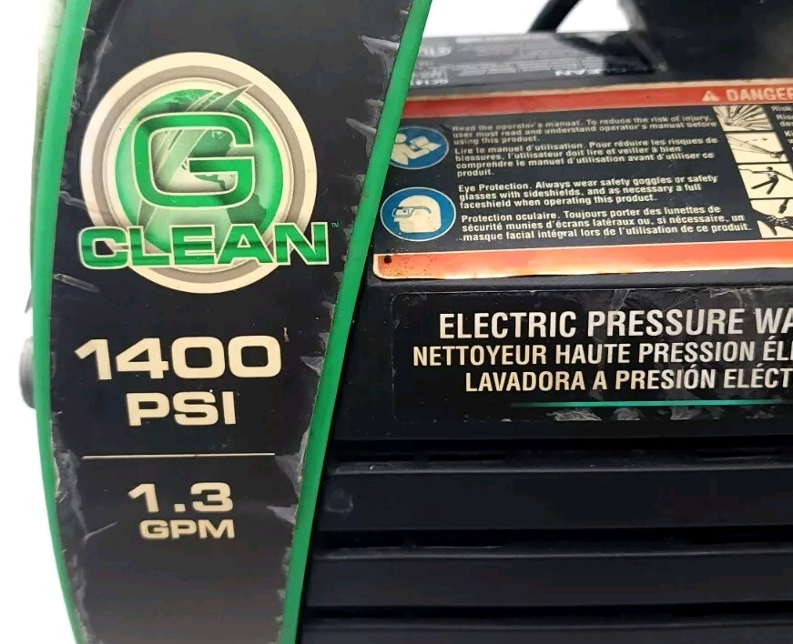 G Clean 1400 PSI Electric 120V Pressure/Power Washer / Pre Owned