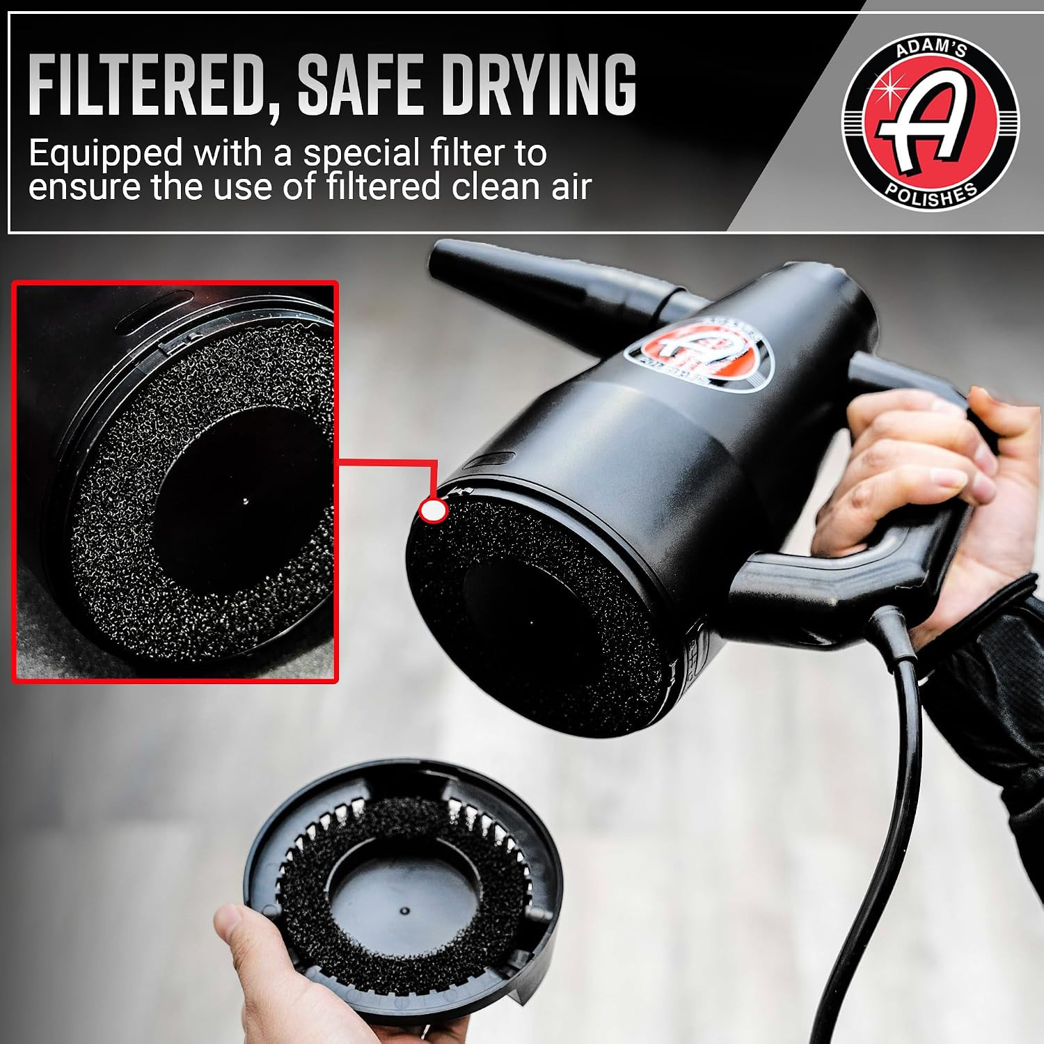 Mini Air Cannon – Handheld High Powered Filtered Car Wash Dryer Blower| Dry befo
