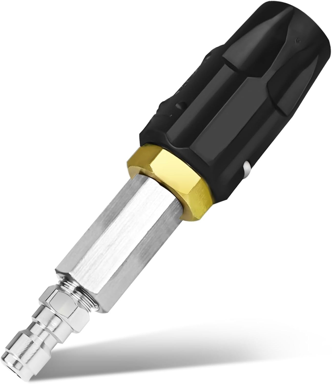 3-7 GPM M5 Twist Nozzle, Adjustable Downstream Soft Wash Nozzle, Rotate 60 Degre