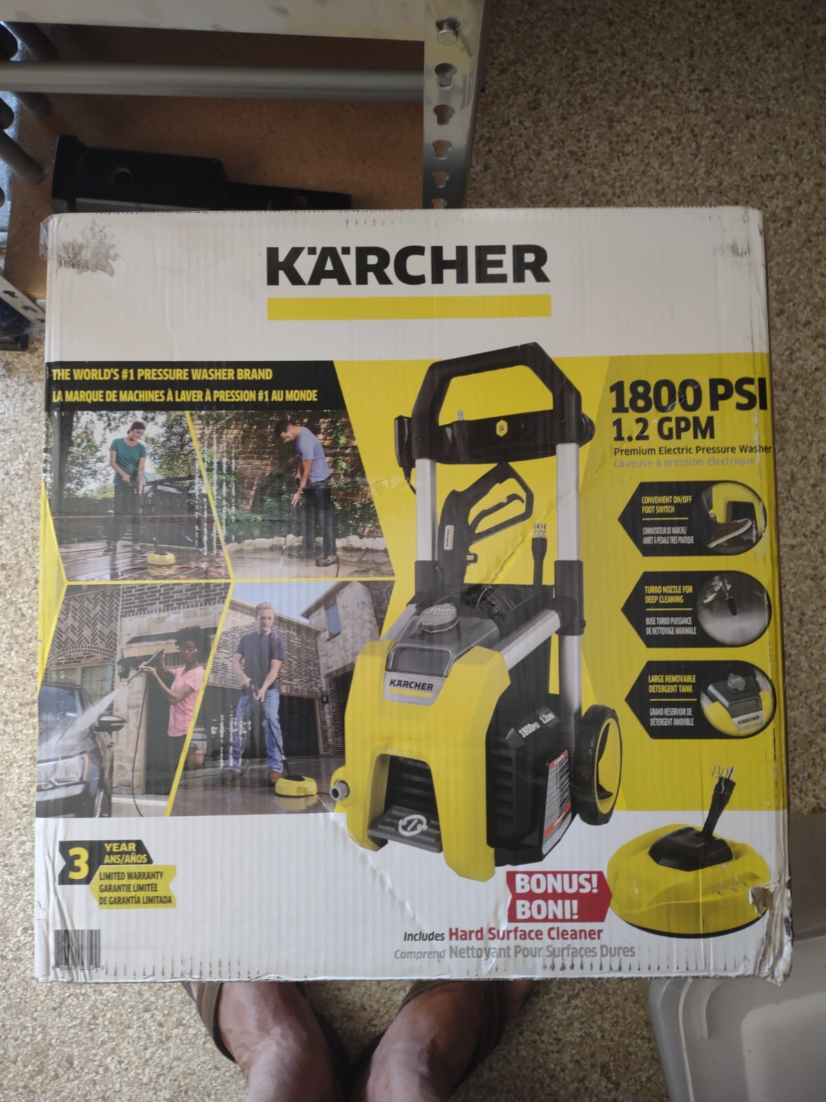 Karcher pressure washer K1800 SC