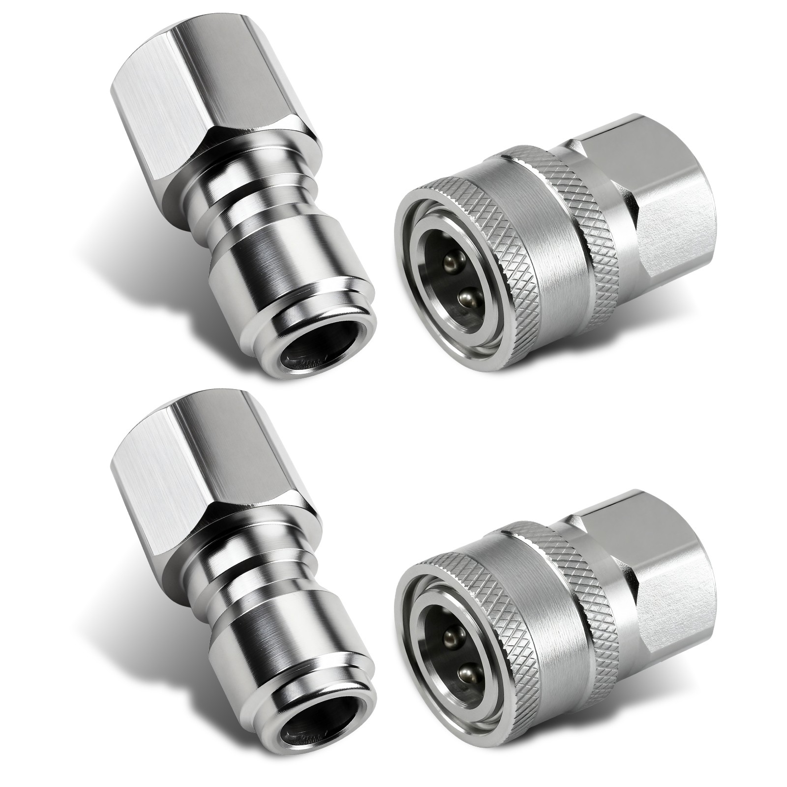 Pressure Washer Adapter 3/8″ Quick Connect NPT Female Stainless Steel 5000PSI