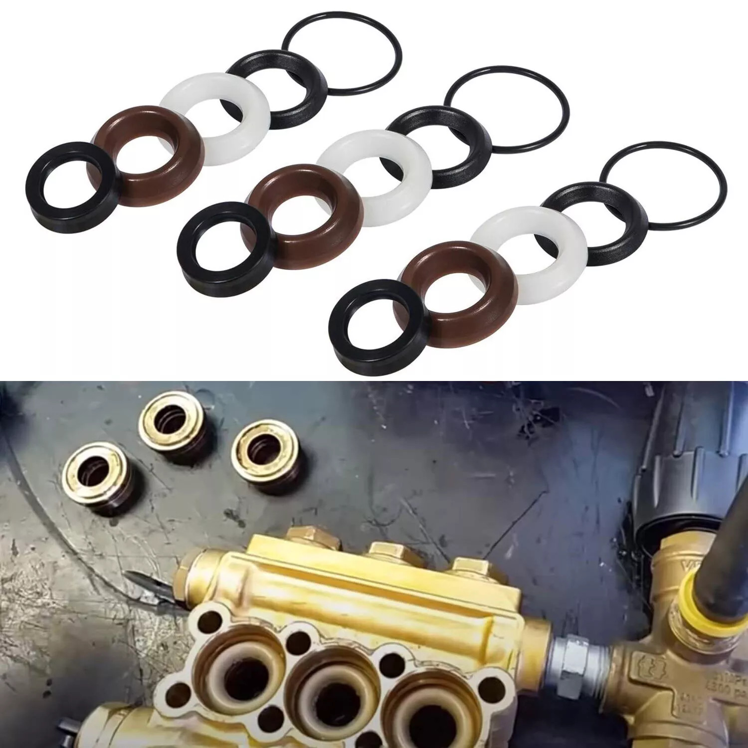 Comet ZWD Packing Kit Pressure Washer Pump Seal Repair Accessory Kit 5019006400
